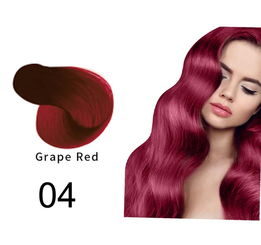 Natural Organic Brown Hair Color Permanent Hair Coloring Shampoo Long Lasting Hair Dye Shampoo for Women Professional Dye