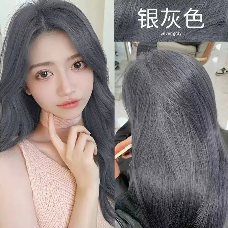Natural Organic Brown Hair Color Permanent Hair Coloring Shampoo Long Lasting Hair Dye Shampoo for Women Professional Dye