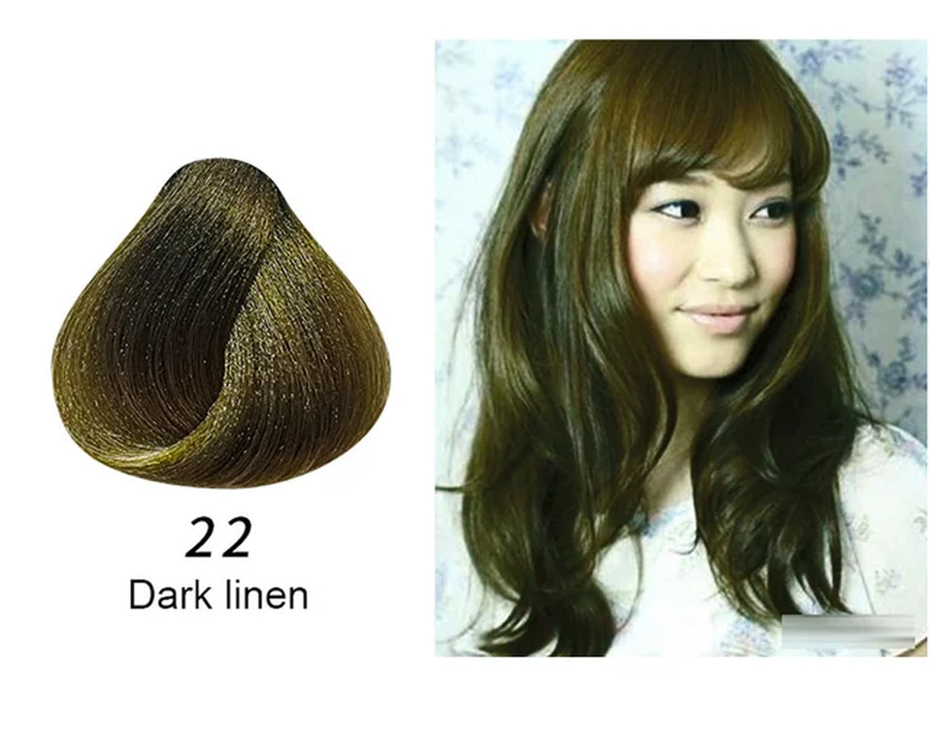 Natural Organic Brown Hair Color Permanent Hair Coloring Shampoo Long Lasting Hair Dye Shampoo for Women Professional Dye