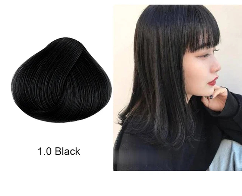 Natural Organic Brown Hair Color Permanent Hair Coloring Shampoo Long Lasting Hair Dye Shampoo for Women Professional Dye