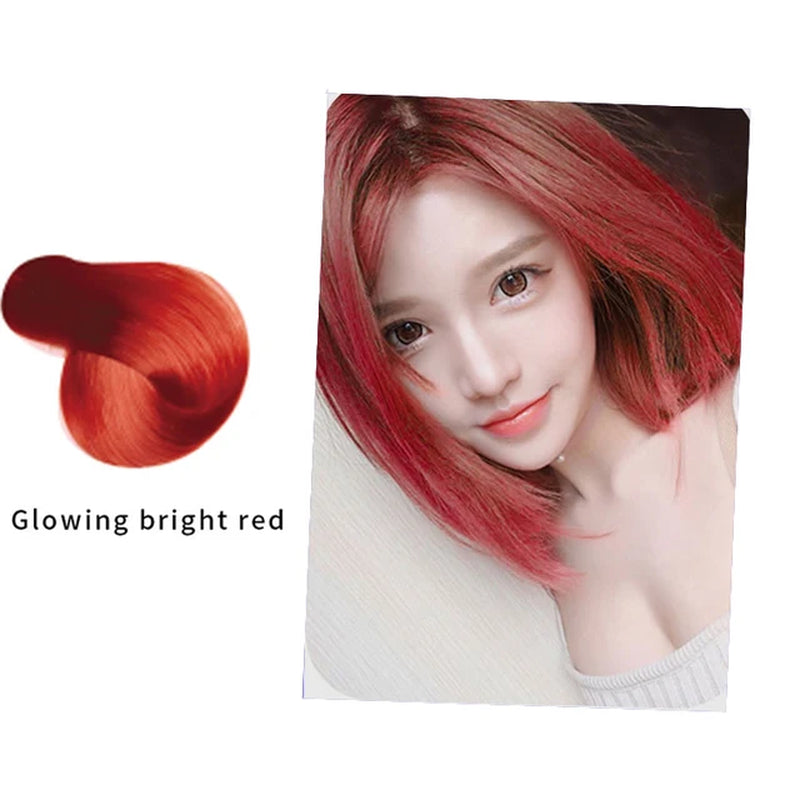 Natural Organic Brown Hair Color Permanent Hair Coloring Shampoo Long Lasting Hair Dye Shampoo for Women Professional Dye